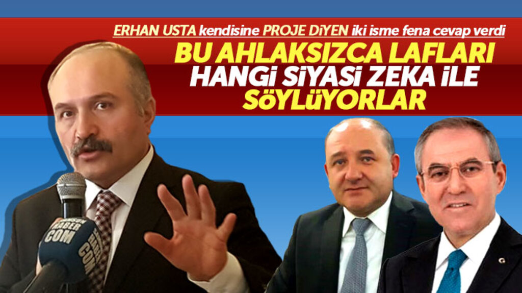 Erhan Usta kendisine proje diyenlere fena cevap verdi: Hangi siyasi zeka ile bunu söylüyorlar