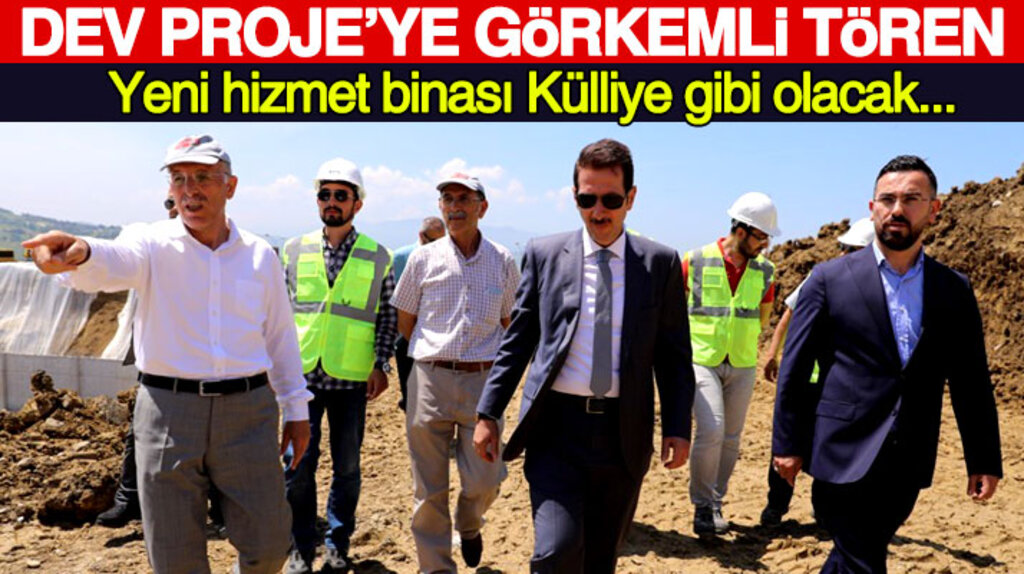 İlkadım Belediyesi yeni hizmet binası ve cami temel atma törenini yapacak