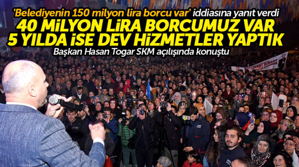 Tekkeköy Belediye Başkanı Togar belediyenin 150 milyon lira borcu olduğu iddiasına yanıt verdi