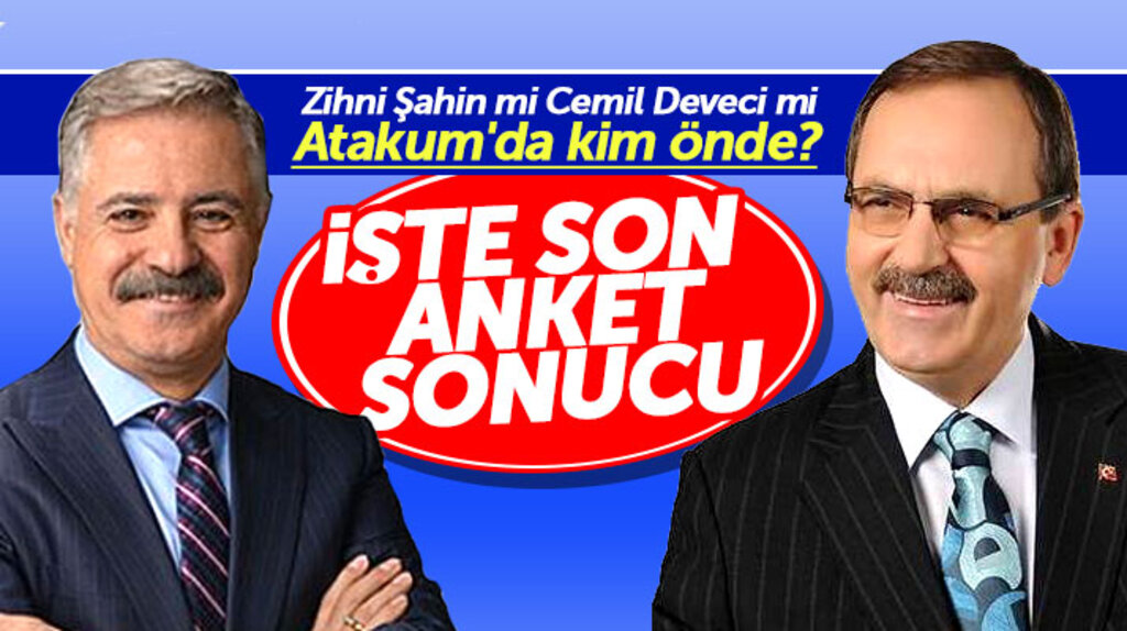 Samsun Atakum'da Zihni Şahin mi, Cemil Deveci mi önde! İşte son anket sonuçları