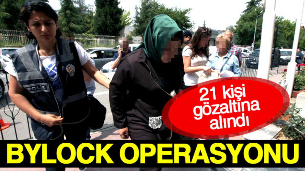 Samsun'da düzenlenen Bylock operasyonunda 21 kişi gözaltına alındı