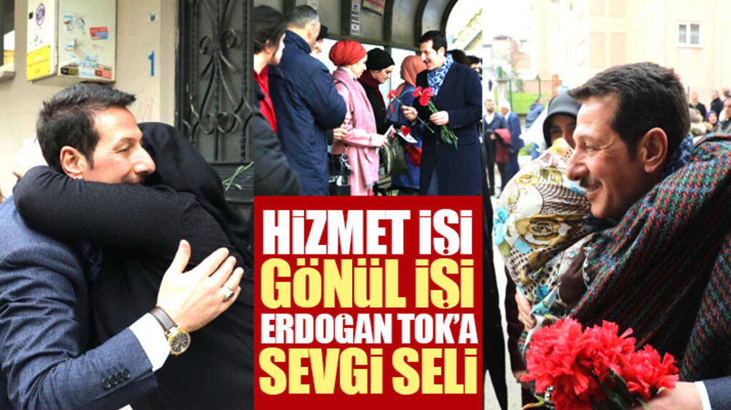 Cumhur İttifakı İlkadım adayı Erdoğan Tok Unkapanı mahallesinde sevgi gösterileri ile karşılandı