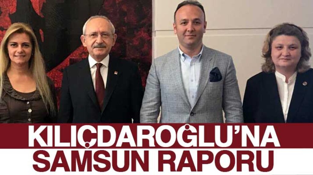 CHP Samsun İl Başkanı Akcagöz, Kılıçdaroğlu'na Samsun raporunu verdi