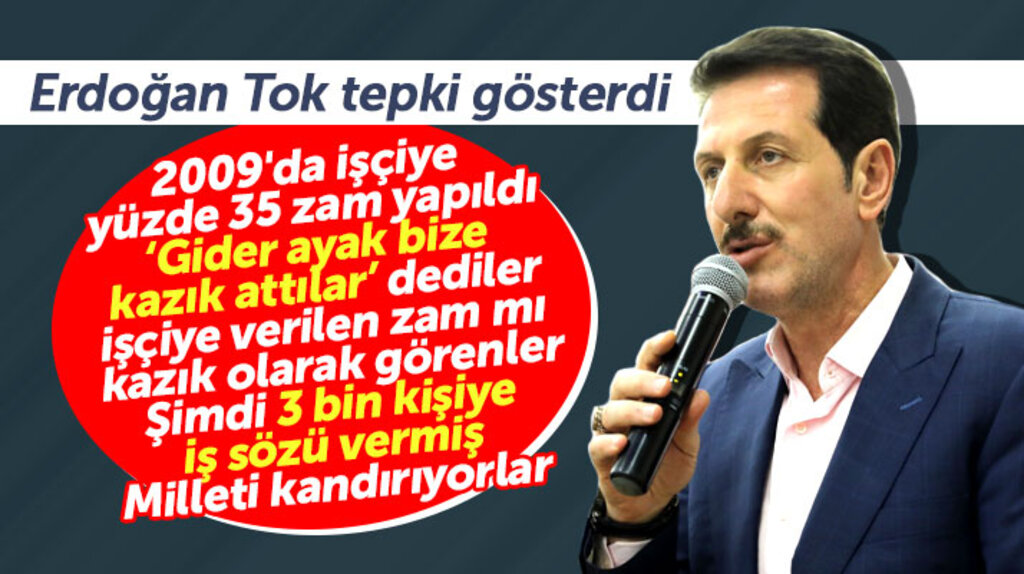 İlkadım Belediye Başkanı Erdoğan Tok belediyede 3 bin kişiye iş sözü verenlere tepki gösterdi