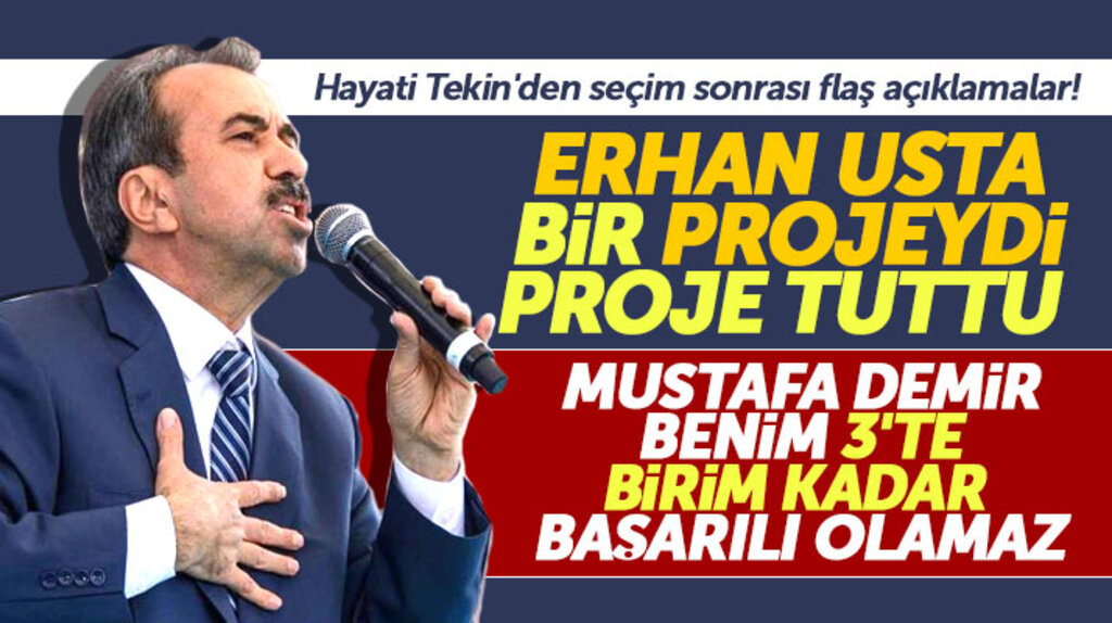 İYİ Parti Samsun adayı Tekin'den seçim sonrası flaş Erhan Usta ve Mustafa Demir açıklaması