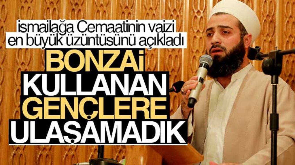 İsmailağa Cemaati Vaizi Hakan Coşkun, bonzai kullanan gençlerle ilgili mesaj verdi