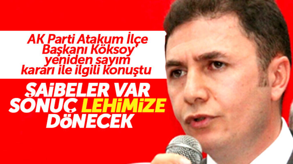 Samsun'da AK Parti'den Atakum'da tüm oyların yeniden sayılması kararı ile ilgili açıklama