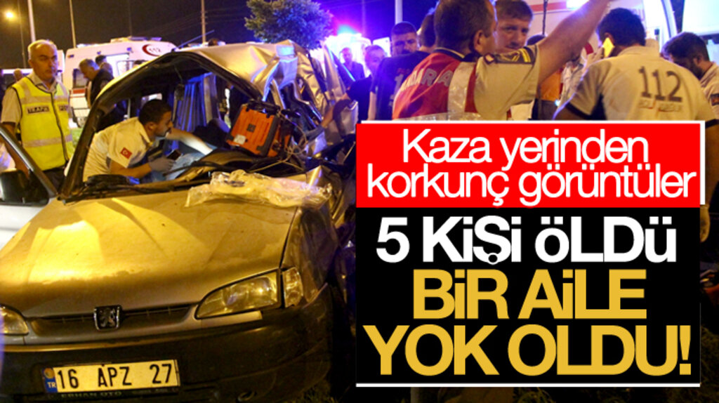 Samsun'un Çarşamba ilçesinde feci kaza: Aynı aileden 5 kişi öldü 