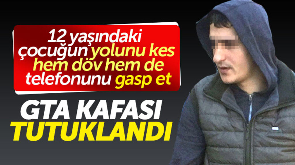 Samsun'da 12 yaşındaki çocuğu dövüp telefonunu gasp eden bir kişi tutuklandı
