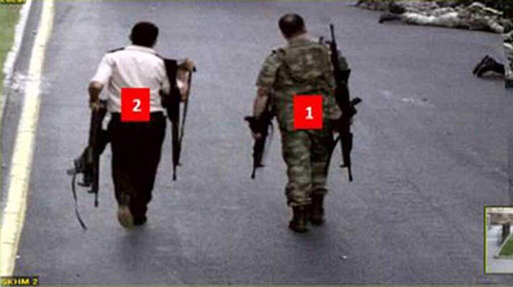 FETÖ'cü üsteğmen darbecilere böyle silah taşımış