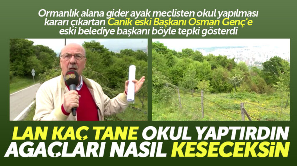 Samsun'da eski belediye başkanı Nihat Batur'dan Osman Genç'e ormanlık alan tepkisi