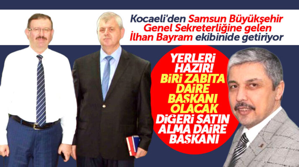 Samsun Büyükşehir Genel Sektereri Bayram, Kocaeli'nden iki ismi Samsun'a transfer etti