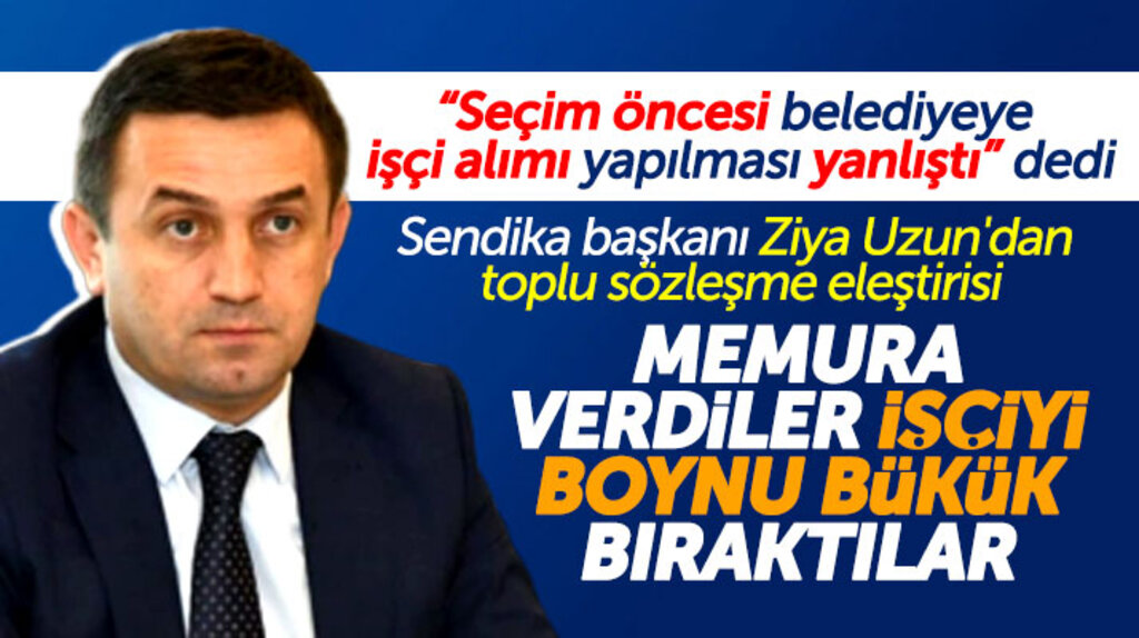 Hak-İş Sendikası Samsun İl Başkanı Uzun'dan Atakum'a toplu sözleşme eleştirisi