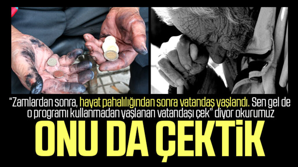 FaceApp uygulaması olmadan hayat pahalılığından yaşlanan insanlarında fotoğrafını çektik