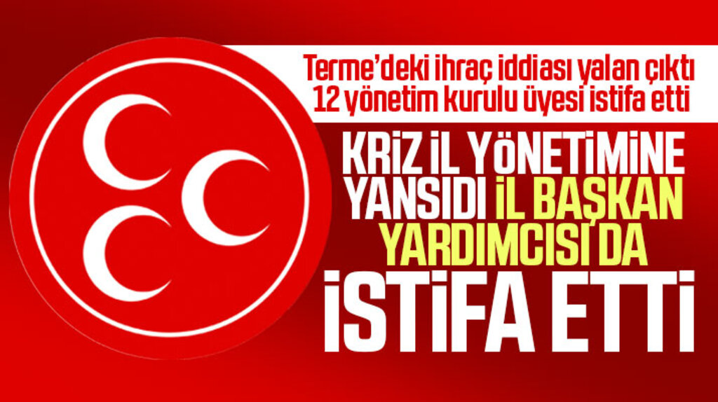 Samsun MHP İl Başkanlığında İl Başkan Yardımcısı Mehmet Al görevinden istifa etti