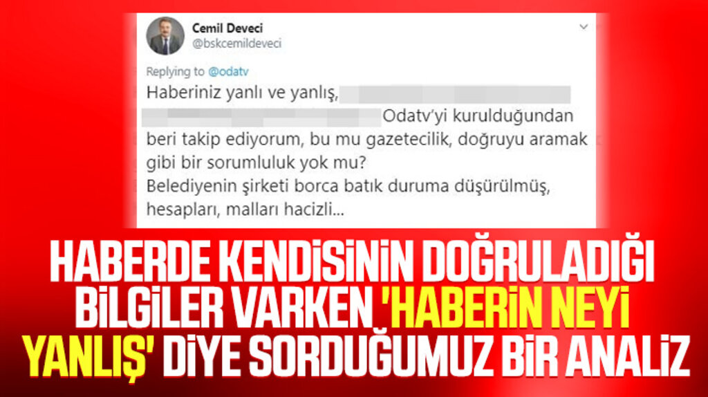 Cemil Deveci'nin Oda TV haberine ve Fatih Portakal'a verdiği yanıtlar üzerine bir değerlendirme