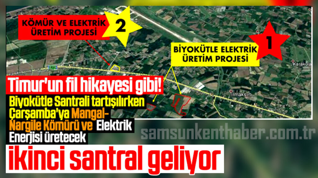 Samsun'un Çarşamba ilçesine biyokütle'den sonra ikinci bir enerji santrali daha yapılacak