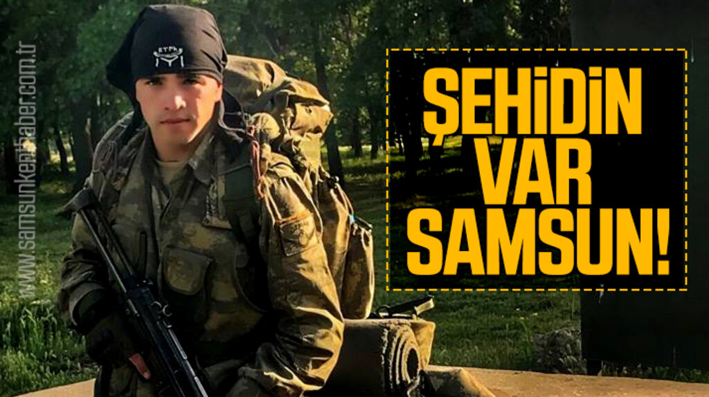 Şehidin var Samsun! Bafralı uzman onbaşı Mutlu Can Meşeci şehit oldu