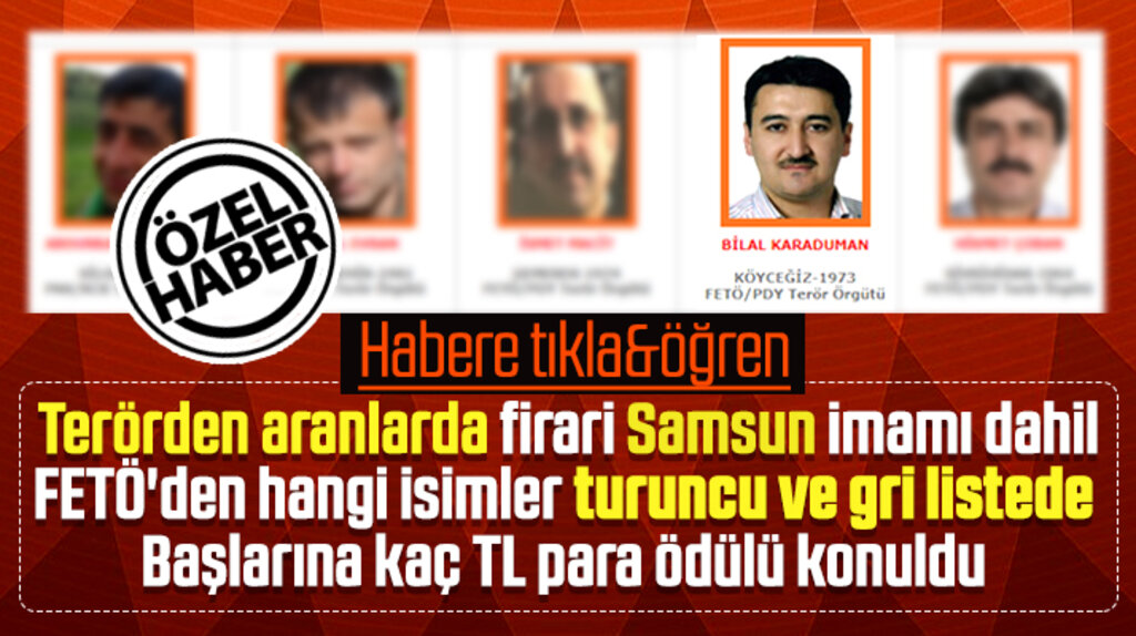 Samsun'dan hangi isimler terörden arananlar listesinde! İşte o isimler