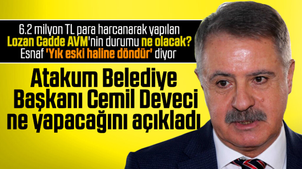 Cemil Deveci Atakum'daki Lozan caddesi ile ilgili ne yapacağını açıkladı