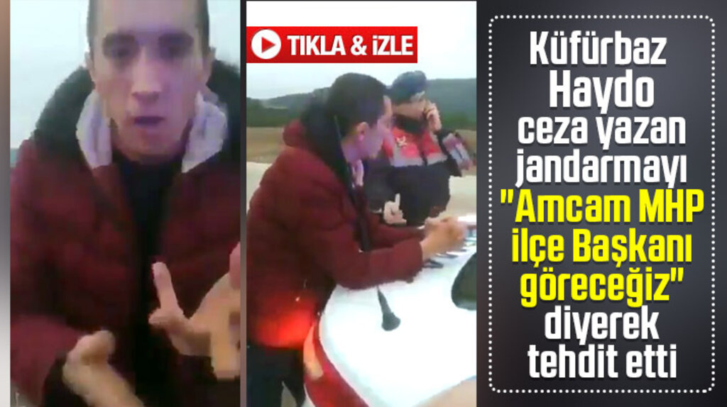 Samsunlu sürücüden ceza yazan jandarma trafik görevlilerine küfür, hakaret ve tehdit