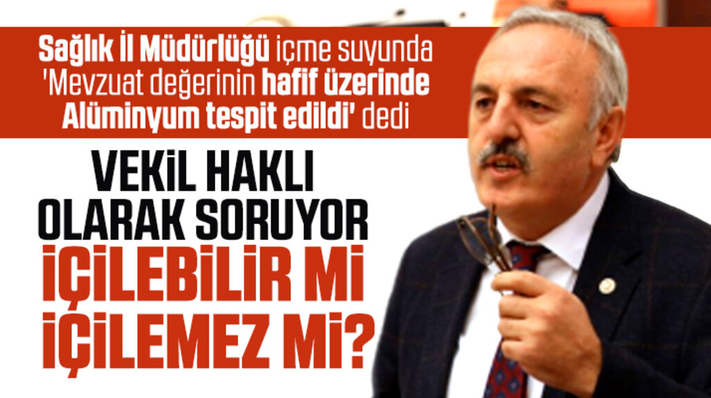 Milletvekili Bedri Yaşar Samsun'da ki su içilebilir mi içilemez mi diye sordu