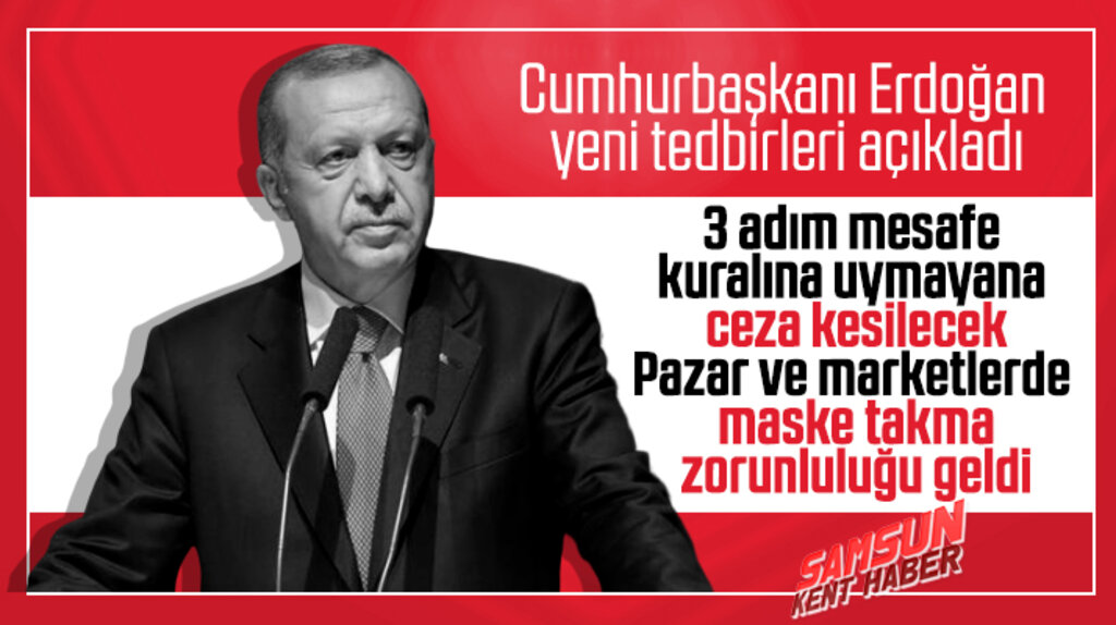 Market ve pazar yerlerinde maske takılacak, 3 adım kuralına uymayana ceza verilecek
