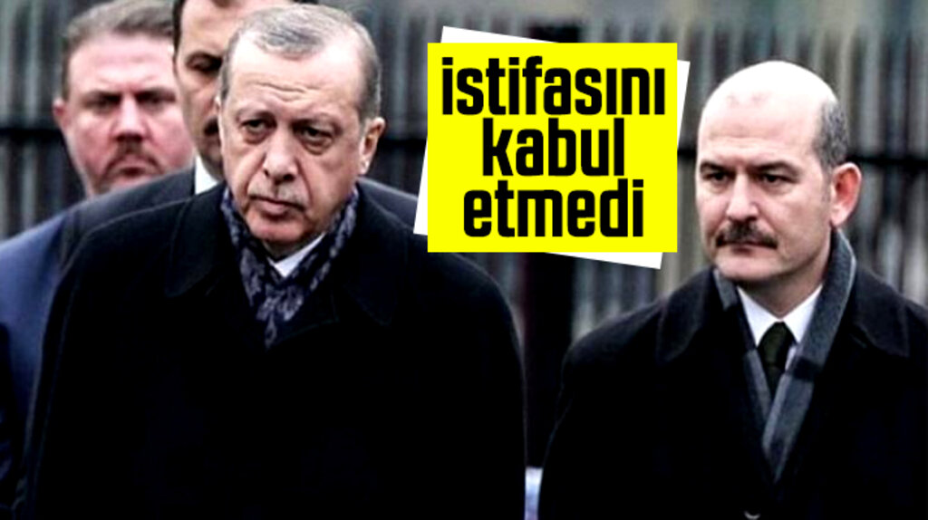 Cumhurbaşkanı Erdoğan, Süleyman Soylu'nun istifasını kabul etmedi