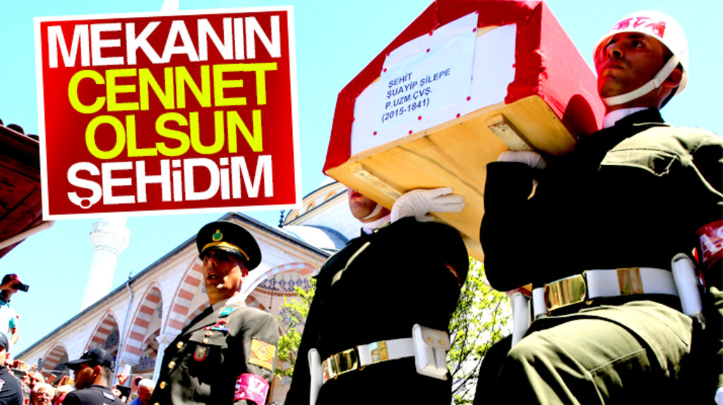 Samsun Vezirköprü'de şehit Şuayip Şilepe'nin cenazesi toprağa verildi